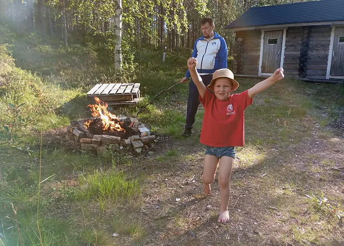 Appartement Kimppa-cabin / дом в лесу у озера Kolari